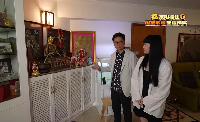 周師傅每日做課誦的地方。