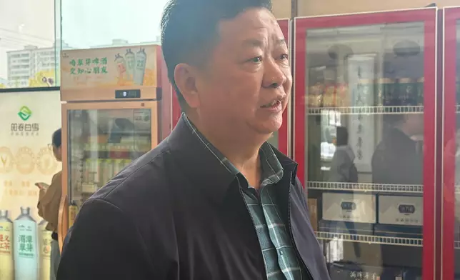 貴州陽春白雪茶業有限公司總經理黃朝友。巴士的報記者攝