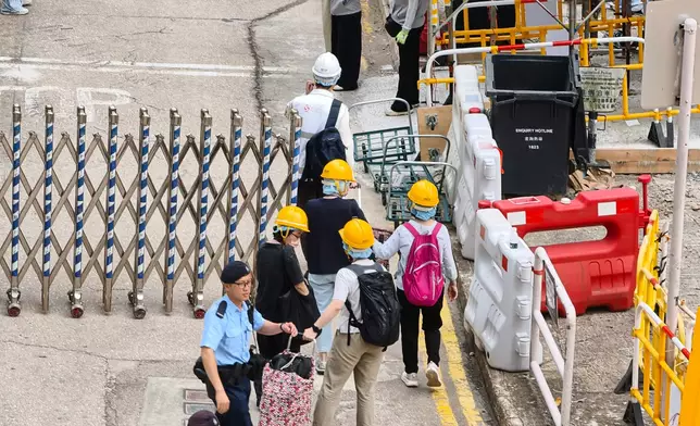 宏福苑宏仁閣上樓。巴士的報記者攝