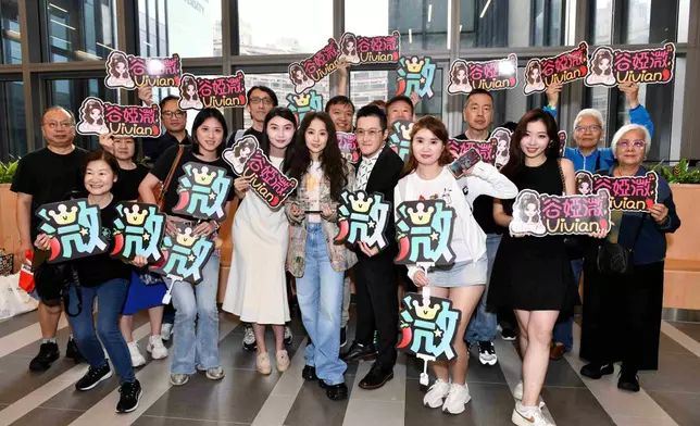 谷婭溦粉絲應援場面勁熱鬧。