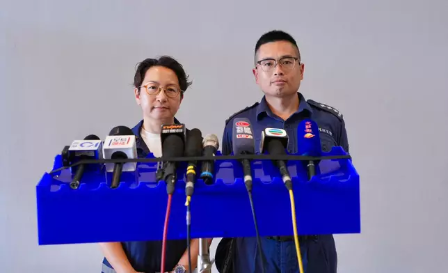 水警南分區聯同漁農自然護理署進行反非法捕魚聯合行動。