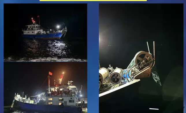 水警南分區聯同漁農自然護理署進行反非法捕魚聯合行動。