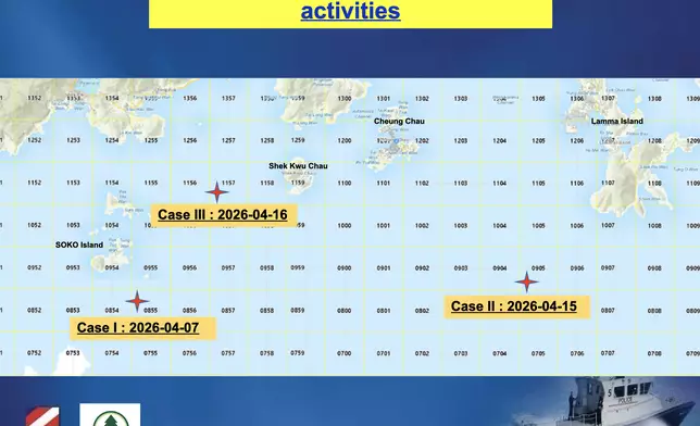 水警南分區聯同漁農自然護理署進行反非法捕魚聯合行動。