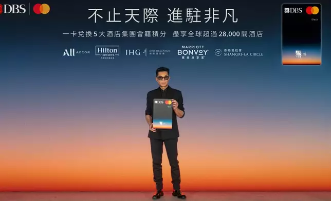 古天樂分享使用DBS Black World Mastercard®的「進駐非凡」旅遊體驗。