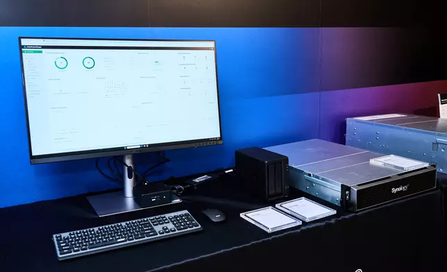 Synology備份專用一體機ActiveProtect DP7400。Synology供圖