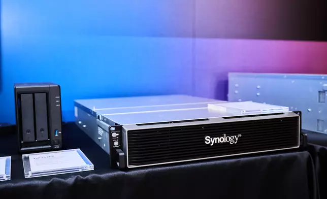 今年即將在香港市場上市的儲存系統PAS系列中7700產品。Synology供圖