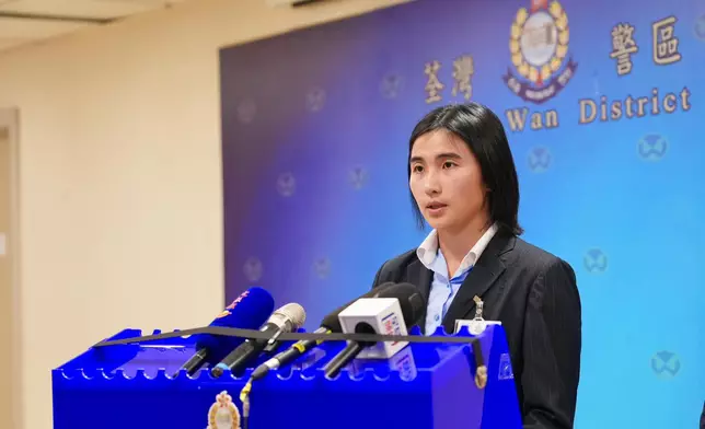 警方荃灣警區重案組第一隊高級督察謝宛儒。