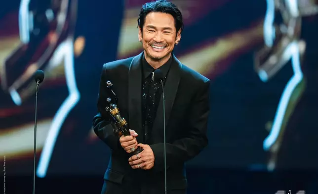 杜德偉憑《風林火山》奪得最佳男配角。fb圖片