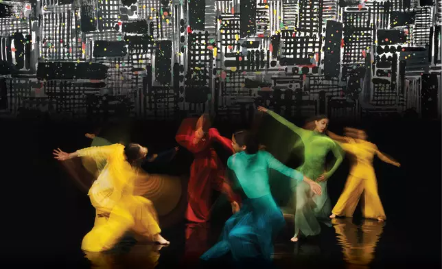 大型舞蹈詩《之間—吳冠中水墨行》宣傳照，圖片來源：香港舞蹈團