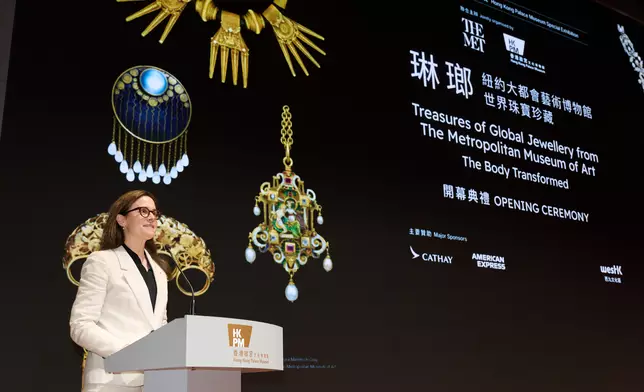 紐約大都會藝術博物館副總監（展覽暨國際倡議）Quincy Houghton，圖片來源：香港故宮文化博物館