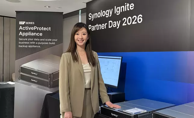 Synology國際商務部門協理翁嘉安。巴士的報記者攝