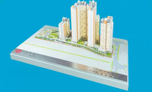「居屋2025」的新發展項目裕豐苑模型。政府新聞處圖片