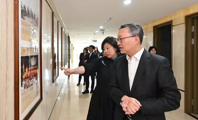 律政司司長繼續訪問北京。政府新聞處圖片