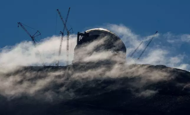 2026年4月14日周二，智利阿塔卡馬沙漠，歐洲南方天文台正在興建一台極大望遠鏡。(美聯社圖片/Esteban Felix) AP圖片