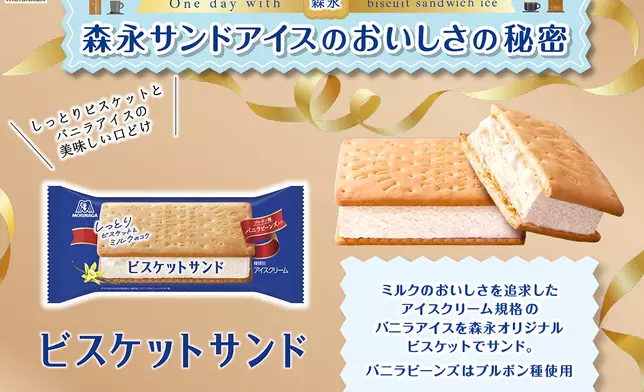 森永雲呢拿夾心餅乾雪糕磚