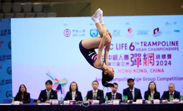 亞洲彈網錦標賽繼2024年後再來港舉辦。中國香港體操總會圖片