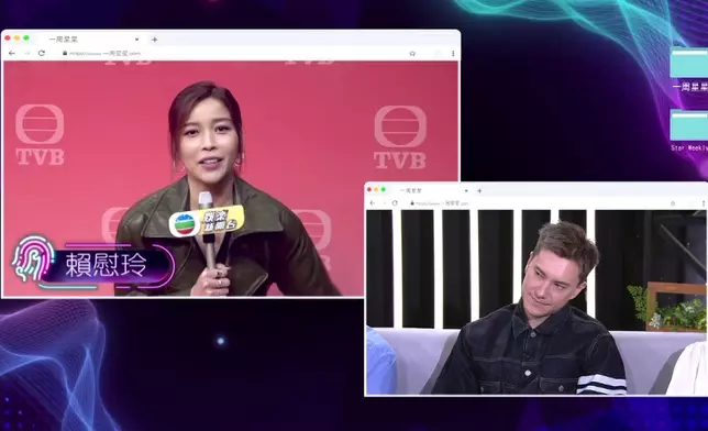 TVB 娛樂訪談節目《一周星星》，星期日晚 10 點 35 分播出第十九集，請來了無綫綜藝節目《試真 D》其中四位主持江美儀、朱敏瀚、曾展望 GM 及吳業坤擔任嘉賓