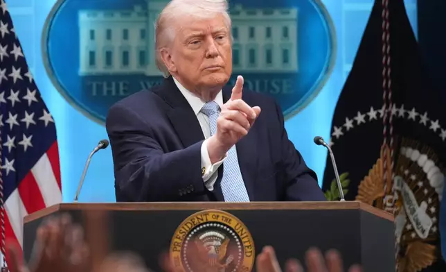 特朗普。AP圖片