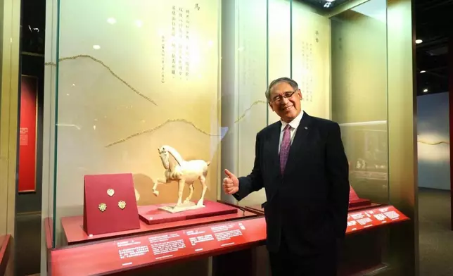 隋唐文明展部分精選展品展示。