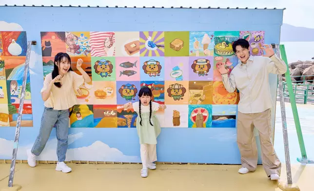 彩繪夏萍社區拼貼藝術作品