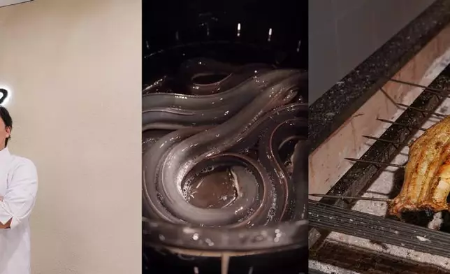 職人正在店內即場處理活鰻魚