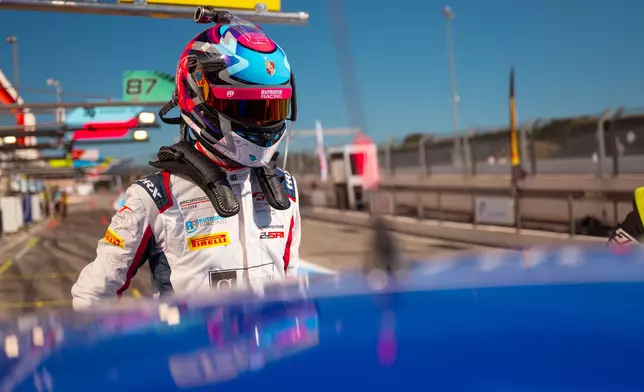 車手區天駿於賽場