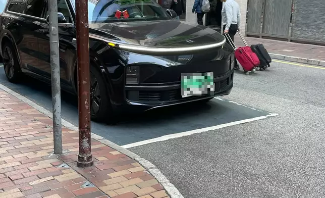 路旁殘疾人士專用泊車位。Threads圖片