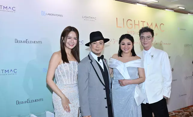 (左起)梁敏巧、賈思樂、LIGHTMAC創辦人陳玥心、超B洪崎峻。