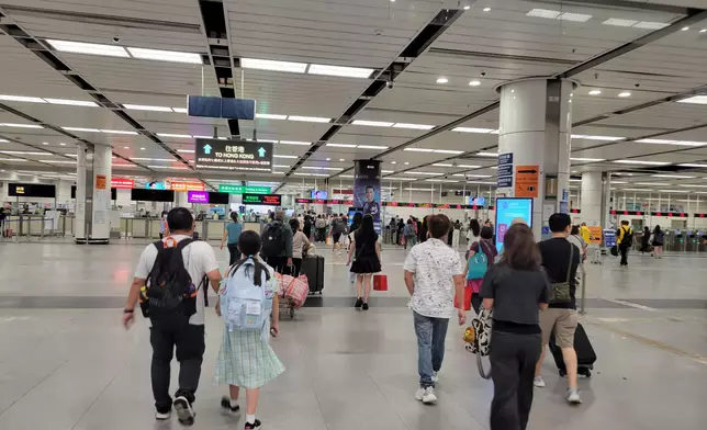 深圳灣口岸。巴士的報記者攝