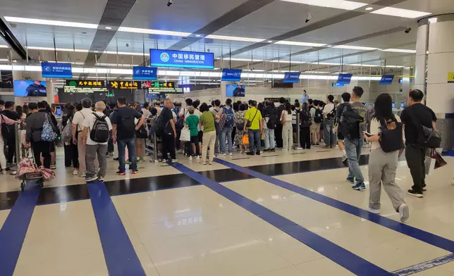 深圳灣口岸。巴士的報記者攝