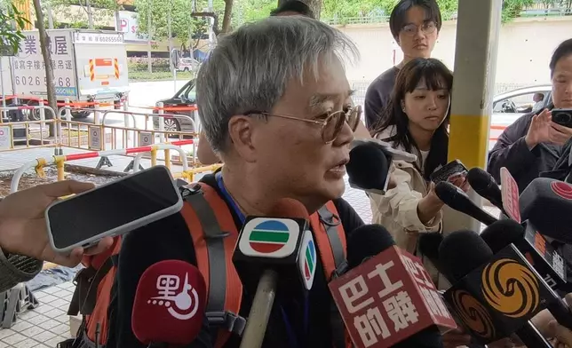 麥生哽咽感謝事發到現在，獲得很多熱心人士幫助。巴士的報記者攝