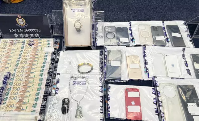 警方打擊洗黑錢活動拘捕15人，涉嫌清洗超過1.4億港元的犯罪得益。