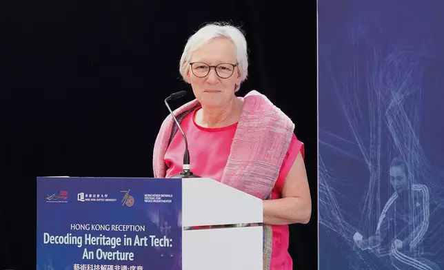 Katrin Beck女士致辭時表示，《ARCHE》藝術裝置是一個結合藝術創新和卓越，以及意義深遠的國際合作的傑出典範。