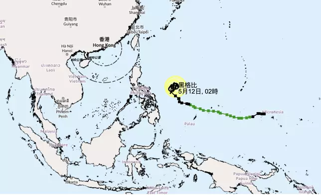 天氣。香港天文台圖片
