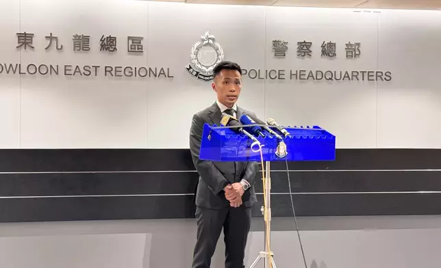 警方東九龍總區反三合會行動組高級督察黃煜程。