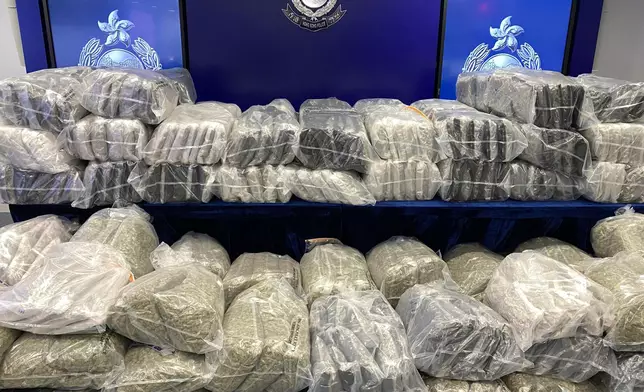 檢獲的證物。