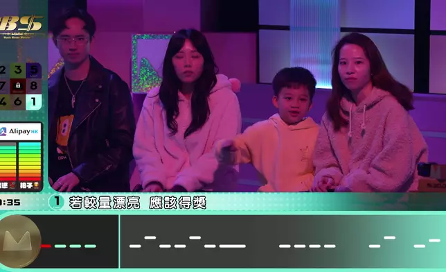 Andy嘅囝囝全程睇到勁投入、好爆笑。