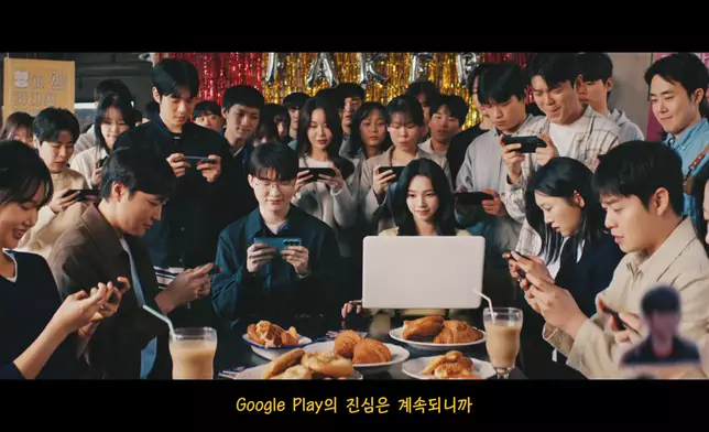 兩位頂級明星跨界合作。影片截圖