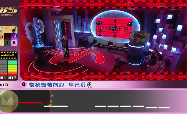 去到最後6秒，雖然音準剩番一格，但「姚寶」依然能夠沉著應戰，心理質素好好。