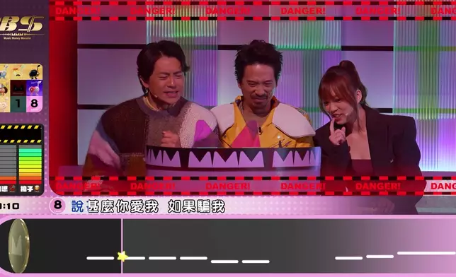 去到最後6秒，雖然音準剩番一格，但「姚寶」依然能夠沉著應戰，心理質素好好。