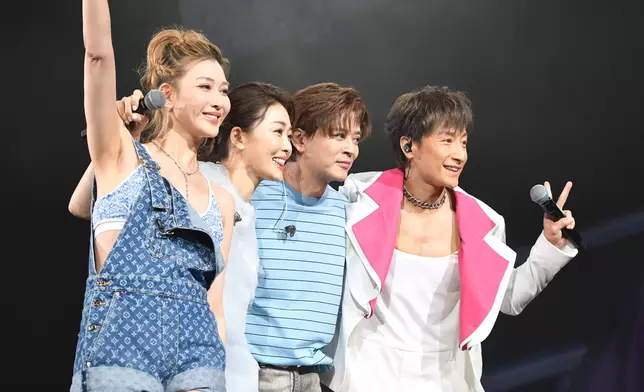 李彩樺、周勵淇、陳曉東、方力申