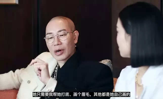 Zing爆料指，林憶蓮畫眼線、暈染陰影、夾睫毛都有一套獨門秘技