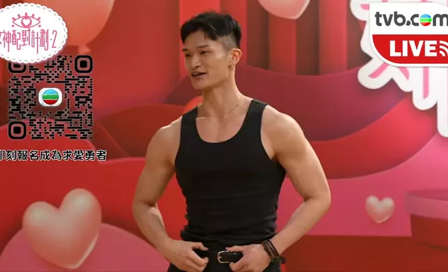 劉宏偉係名副其實倒三角身形。