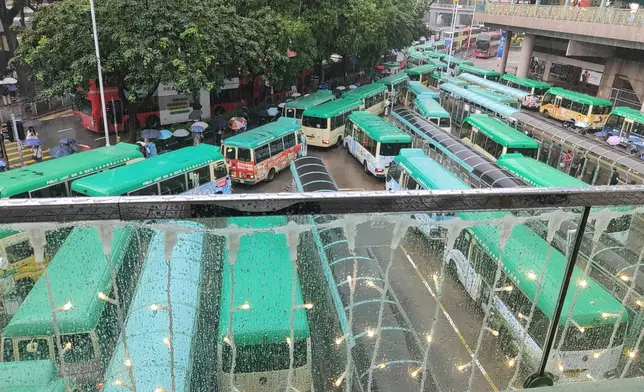 上水出現嚴重塞車。FB圖片