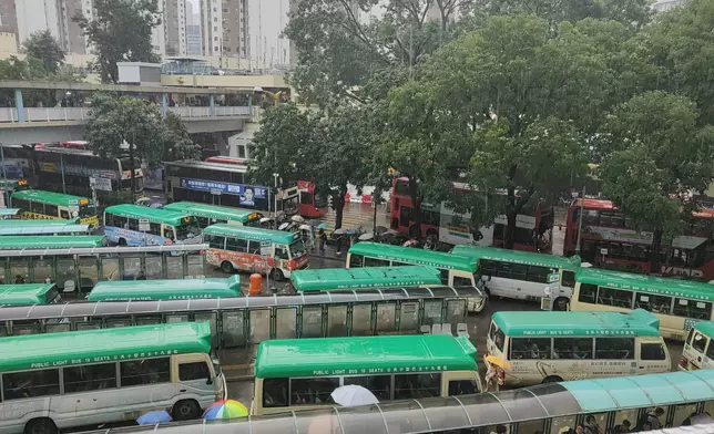 上水出現嚴重塞車。FB圖片