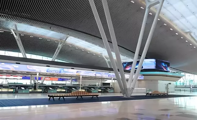 香港國際機場二號客運大樓。運輸及物流局FB