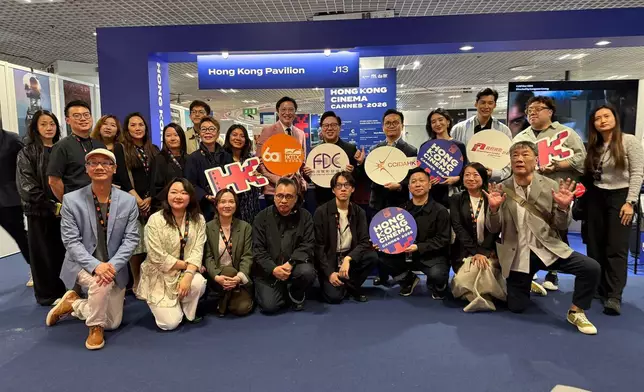 文創處與香港電影發展局率領業界香港代表團前往法國康城影展。