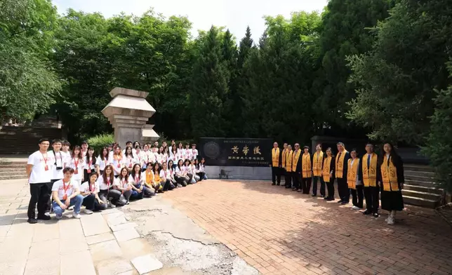 香港理工大學愛國主義教育研習營師生。