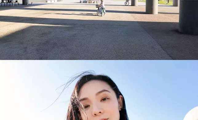 經過整整一年的努力，歐陽靖成功減去超過30磅體重，逐步恢復產前狀態