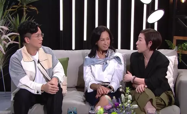 梁詠琳久違現身幕前受訪。